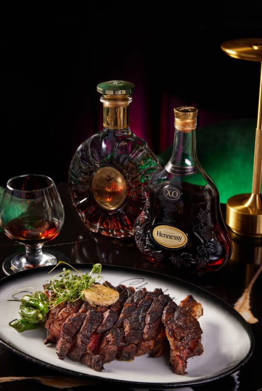 Premium Steak minimal styling and high-end food photography,professionally photographed.