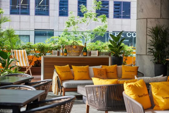Interior photography of A bright natural light room at Shangri-la Hotel in Toronto