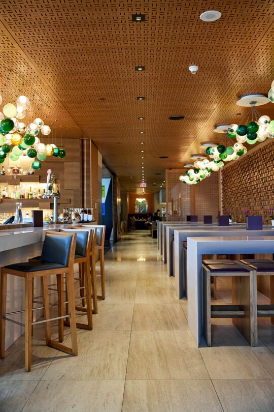 Interior photography of A bright natural light room at Shangri-la Hotel in Toronto